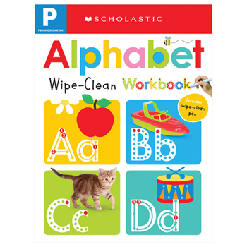 Spiral-bound Pre-K Alphabet Wipe-Clean Workbook: Scholastic Early Learners (Wipe-Clean) Book