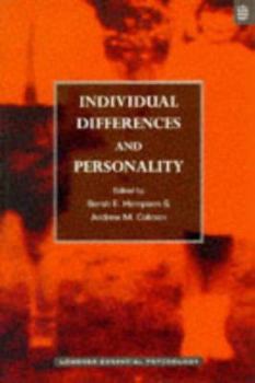 Individual Differences and Personality (Longman Essential Psychology Series)
