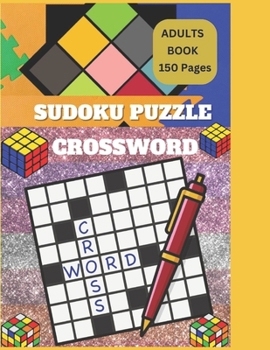 Paperback Sudoku Puzzle Crossword: Adults: Sudoku Puzzle Crossword Book