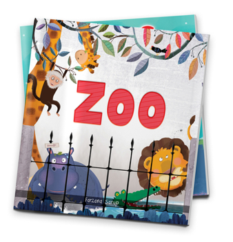 Paperback Zoo: Illustrated Book on Zoo Animals Book