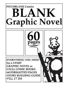 Paperback Blank Graphic Novel: 60 Formatted Pages Plus Guide Book