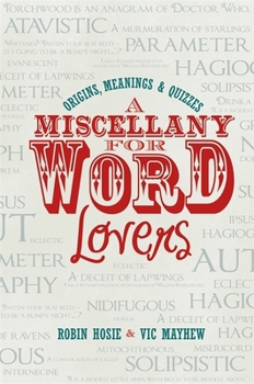 Paperback Miscellany for Word Lovers Book