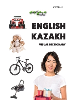 Paperback English-Kazakh Visual Dictionary [Multiple Languages] Book