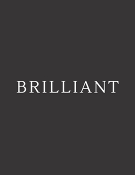 Paperback Brilliant: A Decorative Book │ Perfect for Stacking on Coffee Tables & Bookshelves │ Customized Interior Design & Hom Book