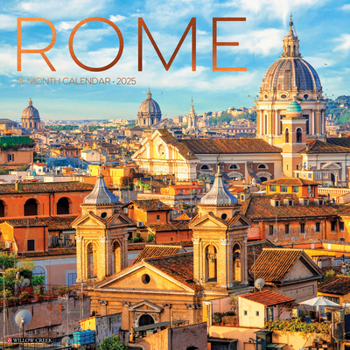 Calendar Rome 2025 12 X 12 Wall Calendar Book