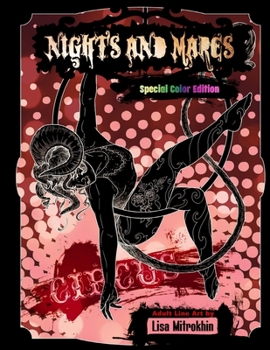 Paperback Nights And Mares: Circus - Color Edition Line Art Book