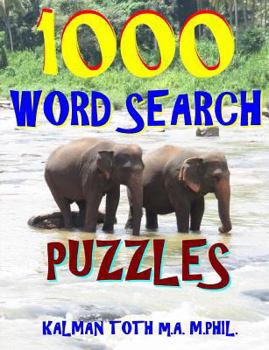 Paperback 1000 Word Search Puzzles: Fun Way to Improve Your IQ Book