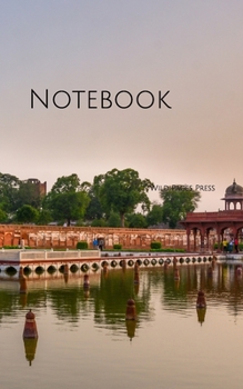 Paperback Notebook: Lahore Shalimaar Garden Mughal Architecture Book