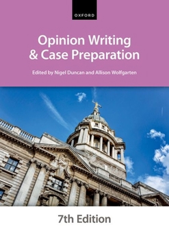 Paperback Opinion Writing and Case Preparation Book