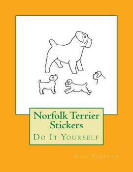 Paperback Norfolk Terrier Stickers: Do It Yourself Book