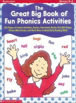 Paperback The Great Big Book of Fun Phonics Activities Book