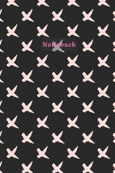 Notizbuch: Punktraster A5 Kreuz Pink Heft f�r Notizen Lettering Skizzen Dot Grid Journal Gepunktetes Tagebuch 120 Seiten mit Punktpapier
