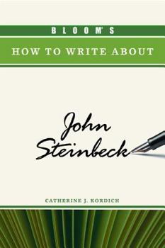 Hardcover Bloom's How to Write about John Steinbeck Book