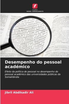 Paperback Desempenho do pessoal académico [Portuguese] Book