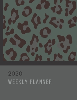Weekly Planner: Weekly planner for one year I 8.5 x11 Inches I Leopart Cover Design