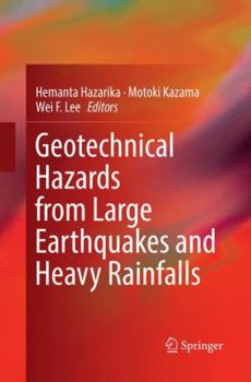 Paperback Geotechnical Hazards from Large Earthquakes and Heavy Rainfalls Book