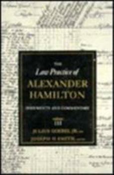 Hardcover The Law Practice of Alexander Hamilton Book