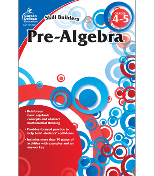 Paperback Pre-Algebra, Grades 4 - 5 Book