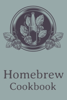 Paperback Homebrew Cookbook: Craft Beer Brewing Recipe Notebook Book