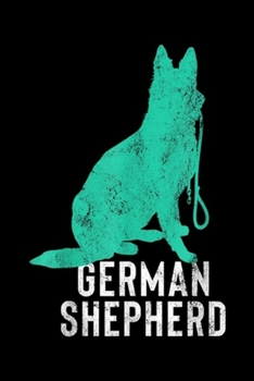 Paperback German Shepherd: Cute German Shepherd Journal/Notebook Blank Lined Ruled 6x9 100 Pages Book