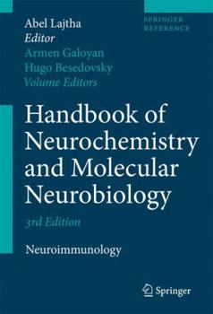 Hardcover Handbook of Neurochemistry and Molecular Neurobiology: Neuroimmunology Book