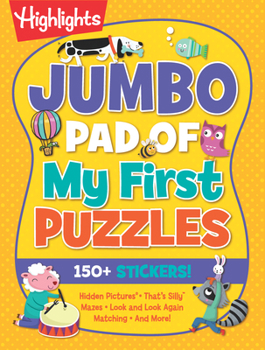 Paperback Jumbo Pad of My First Puzzles Book