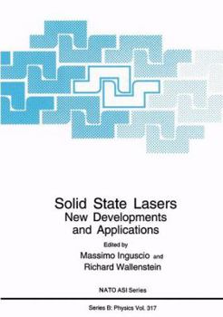 Paperback Solid State Lasers: New Developments and Applications Book