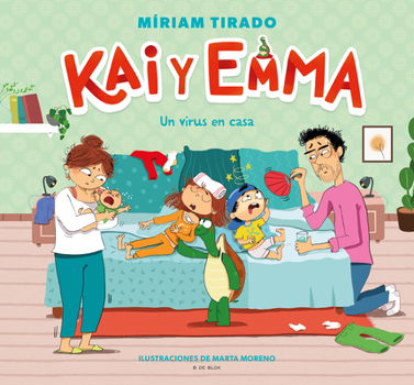 Hardcover Kai Y Emma: Un Virus En Casa / A Virus at Home [Spanish] Book