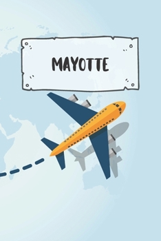 Mayotte: Dotted Travel Diary Notebook or Journey Dotted Grid Journal - Holiday Trip Pocketbook for Men and Women with Dots