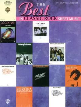 Paperback The Best in Classic Rock Sheet Music Book