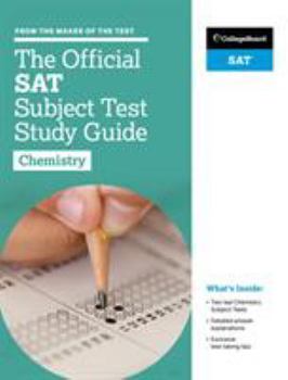 Paperback The Official SAT Subject Test in Chemistry Study Guide Book