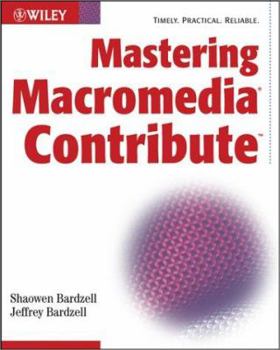 Paperback Mastering Macromedia Contribute Book