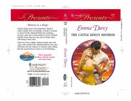 Mass Market Paperback The Cattle King's Mistress Book