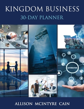 Paperback Kingdom Business 30-Day Planner Book