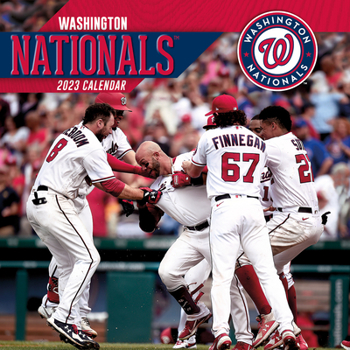 Calendar Washington Nationals 2023 12x12 Team Wall Calendar Book