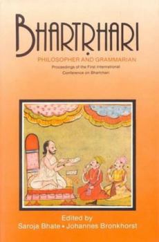 Hardcover Bhartrhari: Philosopher and Grammarian Book