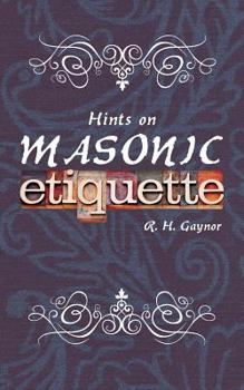 Paperback Hints on Masonic Etiquette Book