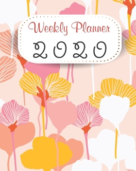 Paperback 2020 Weekly Planner: 12 Month, Weekly Monthly Appointment Calendar, Agenda Schedule Organizer Journal, Blackberry Lily Floral Book