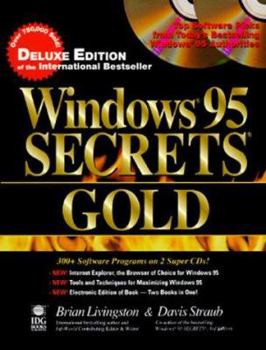 Paperback Windows 95 Secrets Gold Deluxe Edition Book