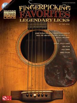 Paperback Fingerpicking Favorites Legendary Licks [With CD (Audio)] Book