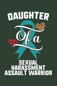 Daughter Of A Sexual Harassment Assault Warrior: Sexual Harassment Assault Awareness Leopard Buffalo Plaid Family Gift