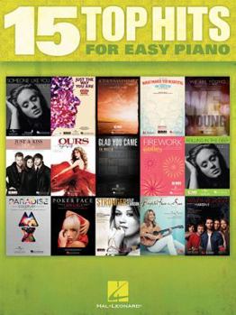 Paperback 15 Top Hits for Easy Piano Book