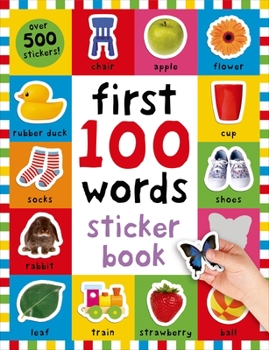 Play and Learn: First 100 Words Sticker Book - Book  of the Play and Learn