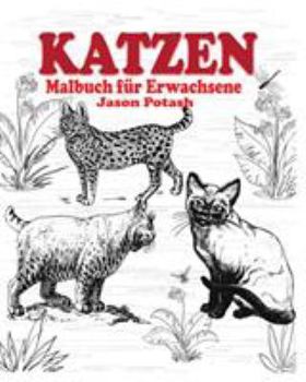 Paperback Katzen Malbuch fur Erwachsene [German] Book