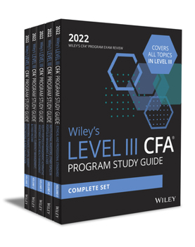 Paperback Wiley's Level III Cfa Program Study Guide 2022: Complete Set Book