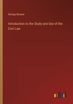 Paperback Introduction to the Study and Use of the Civil Law Book