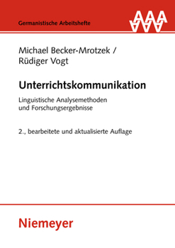 Hardcover Unterrichtskommunikation [German] Book