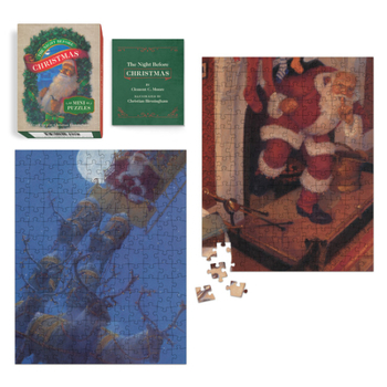 Paperback The Night Before Christmas Mini Puzzles Book