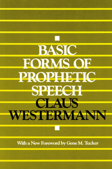 Paperback Basic Forms of Prophetic Speech Book