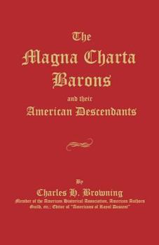 Paperback The Magna Charta Barons and Their American Descendants Book